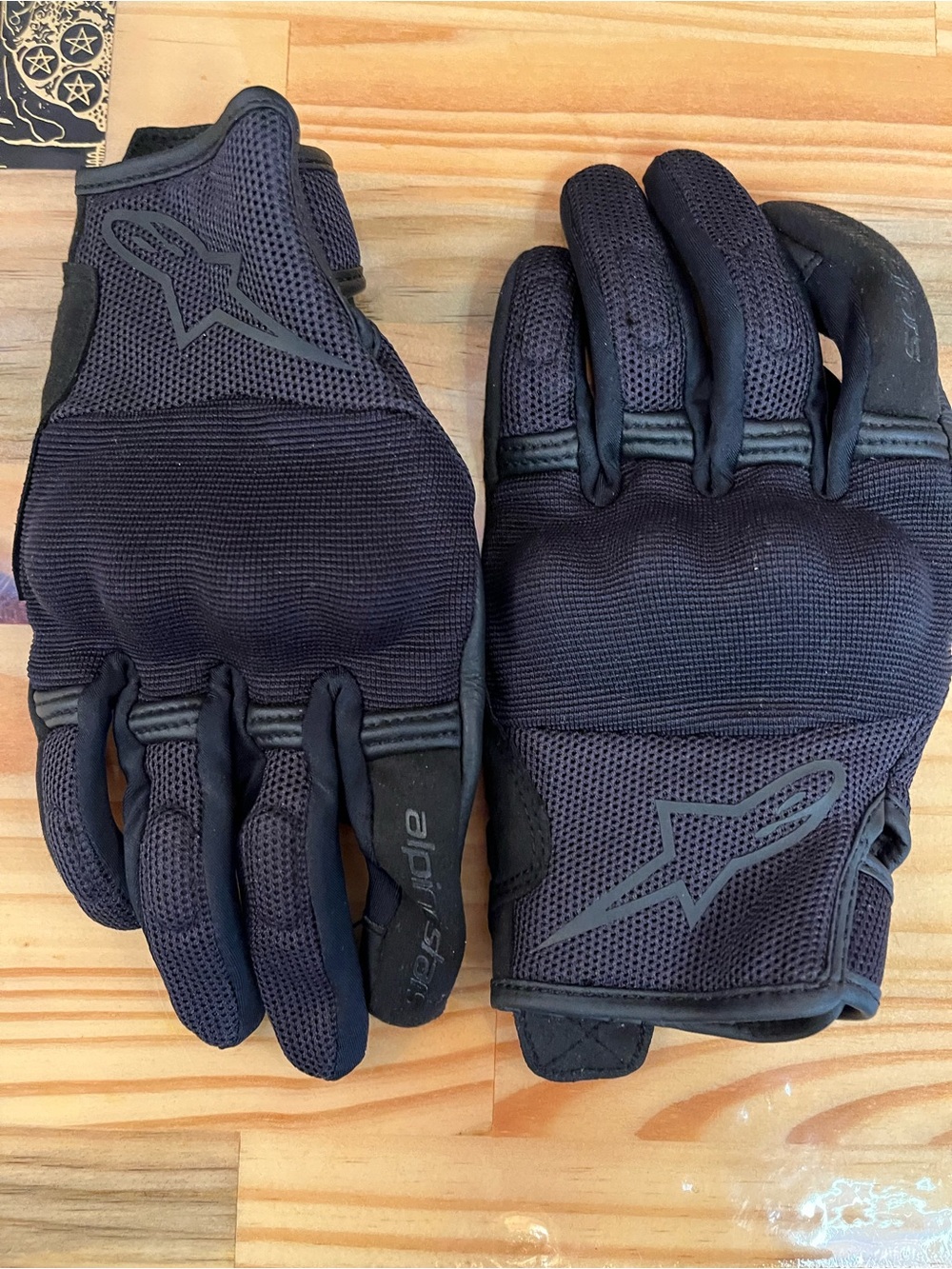 Alpinestars Black Womens’ Breathable Textile Copper Moto Gloves NWOT size Small